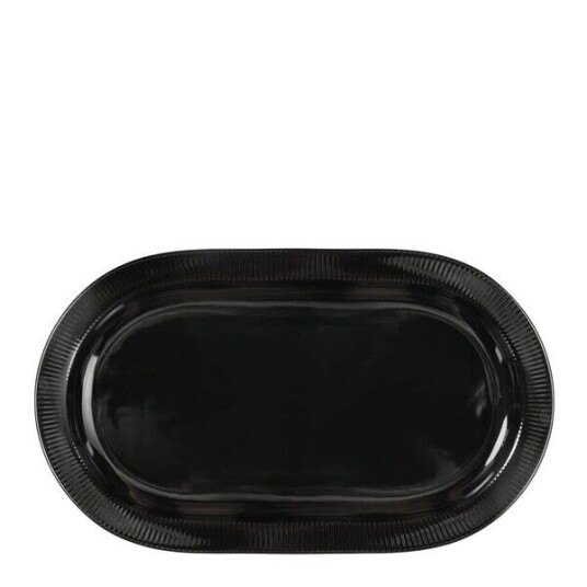 Sagaform Inka serveringsfat 34x20 cm svart