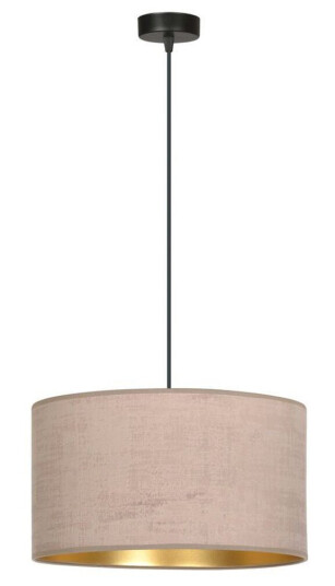Emibig Hilde takpendel 35 cm - Rosa/Gullfarget