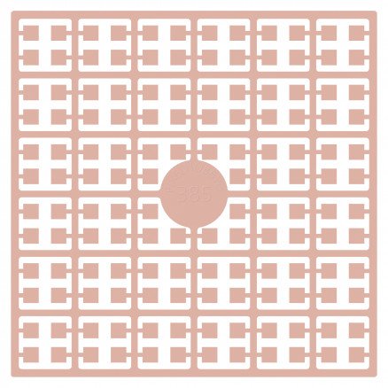 Pixelhobby Midi Perler 385 Ekstra lys Dus Rosa 2x2mm 144 pixels