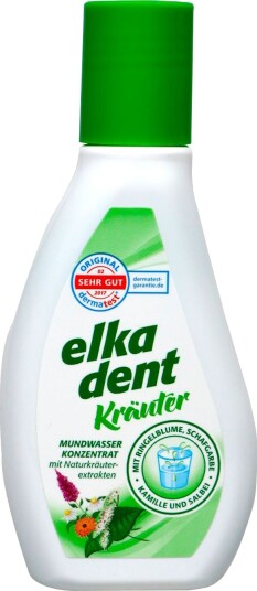 Konsentrert Herbal Munnvann ELKADENT Kräuter 125 ml Konsentrert Herbal Munnvann ELKADENT Kräuter 125 ml