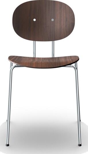 Sibast Furniture Sibast Møbler Piet Hein Spisestol Krom Valnøtt