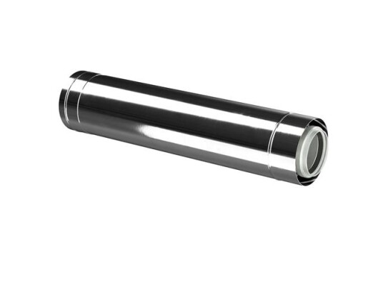 Bosch Aftræksrør Balanceret Dn80/125 Rustfrit Stål 1 M Bosch Aftræksrør Balanceret Dn80/125 Rustfrit Stål 1 M