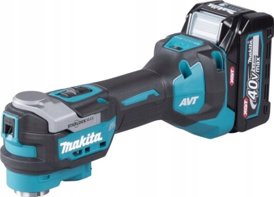 Makita Multi Tool 40V 2 X 2,5ah Batteri Tilbehør TM001GD201 Makita Multi Tool 40V 2 X 2,5ah Batteri Tilbehør TM001GD201