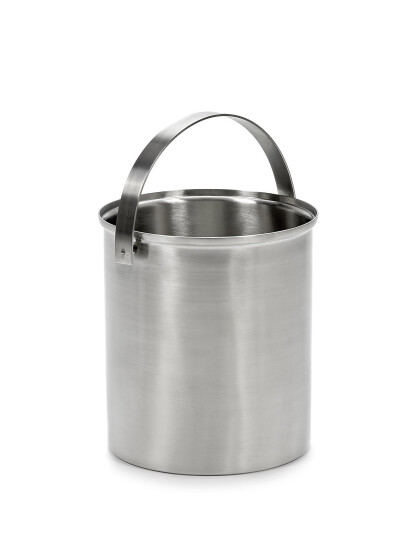 Serax Ice Bucket M Brushed Steel - Silver - 4 l