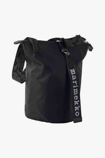 Marimekko All Day Bucket Solid Unikko Svart Marimekko All Day Bucket Solid Unikko Svart