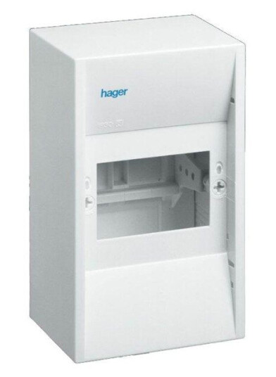 Hager Enclosure ip30 8m 1 row Hager Enclosure ip30 8m 1 row