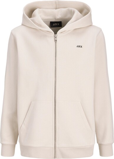 JJXX Kids Jxabbie Ls Every Zip Hood Swt Noos Grl Cream 140