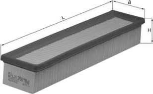 Luftfilter MAHLE ORIGINAL LX 1258