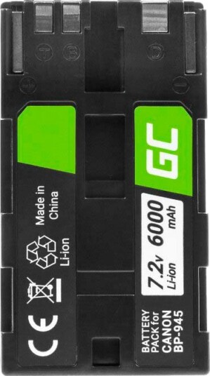 Cameron Sino batteri for Canon BP 915 kamera ??? 6000mAh