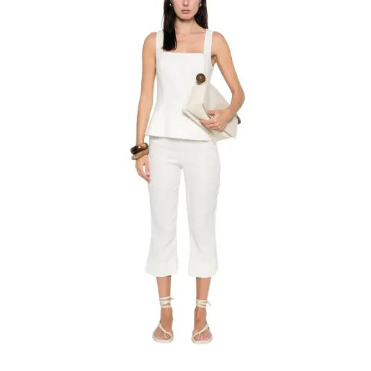 Faithfull the brand Dame Bukser Hvit S, Faithfull the brand Dame Bukser Hvit S,