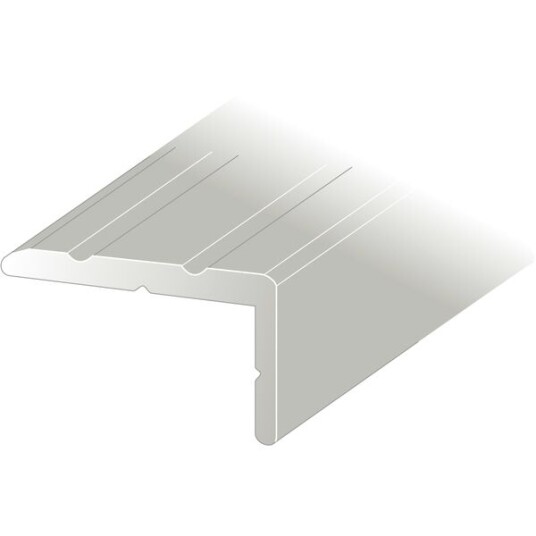 Lundbergs Trappenese Trinnbeskytter Aluminium H: 15mm B: 25mm L: 2000mm Nr 24 Solv Lundbergs Trappenese Trinnbeskytter Aluminium H: 15mm B: 25mm L: 2000mm Nr 24 Solv
