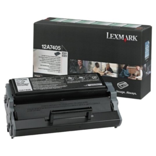 Lexmark 12A7405 Tonerkassett sort 6000 sider Prebate