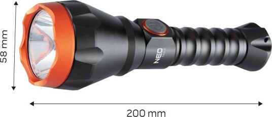 NEO Tools Lommelykt 99-070 500 lm 10 W Osram LED IPX4 USB-C-lading