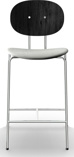 Sibast Furniture Sibast Møbler Piet Hein Barkrakk Krom Sort og Remix 123