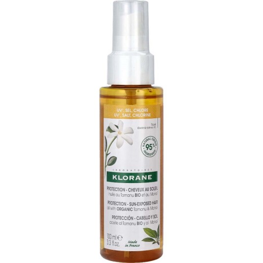 Klorane Hair Oil with ORGANIC Tamanu and Monoi 100 ml Klorane Hair Oil with ORGANIC Tamanu and Monoi 100 ml