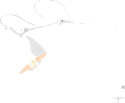 Aldex Soho vegglampe 50 cm hvit