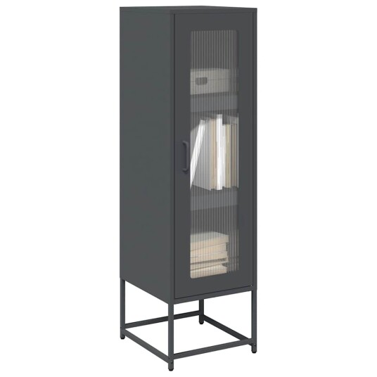  Highboard Antrasitt 36x39x123 cm Kaldvalset stål 8721158372284