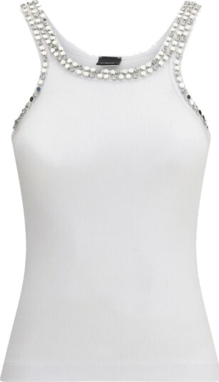 Pinko Dame Topper Hvit S, Pinko Dame Topper Hvit S,
