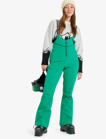 Roxy Summit Bib Pt - Green - S Roxy Summit Bib Pt - Green - S