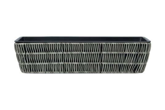 Wicker Dyrkingskasse 60x19xH15 cm Grå