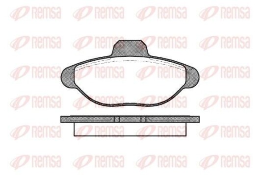 Bremseklosser REMSA 0414.00 Bremseklosser REMSA 0414.00