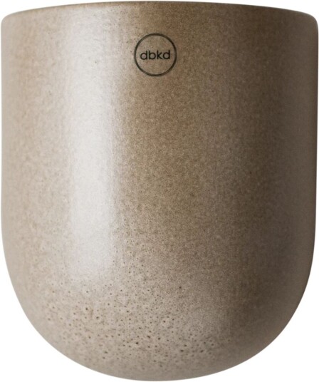 DBKD Cut vegghengt krukke beige Large 17 cm