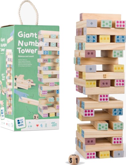 BS Toys Giant Number Tower Spill