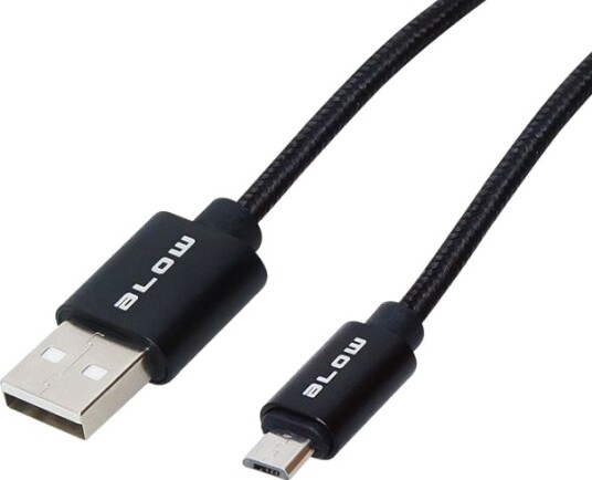 Blås Usb-A Usb-Kabel 1 M Svart 5900804090021