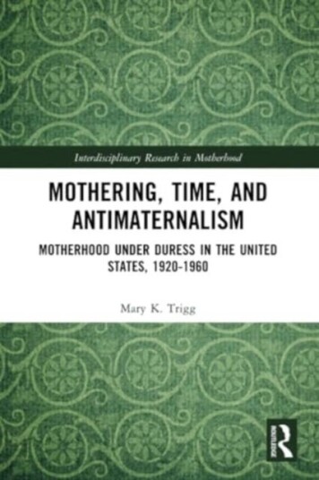 Mothering Time and Antimaternalism