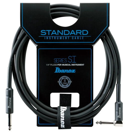 Ibanez SI10L Instrumentkabel 3m 1 rett/1 vinklet plugg