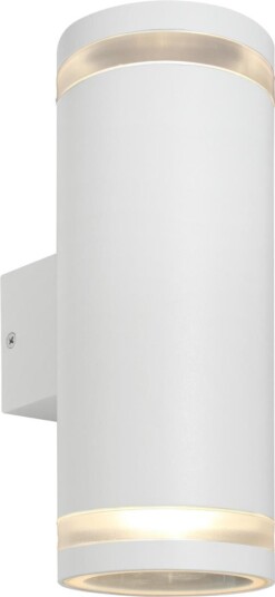Smygehuk Vegglampe TUBE Maxi Opp/Ned – Hvit GU10