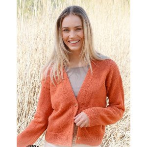 Simplicity Cardigan by DROPS Design Cardigan Strikkeoppskrift str. S Small Simplicity Cardigan by DROPS Design Cardigan Strikkeoppskrift str. S Small