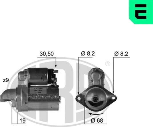 ERA 220354A Starter ERA 220354A Starter