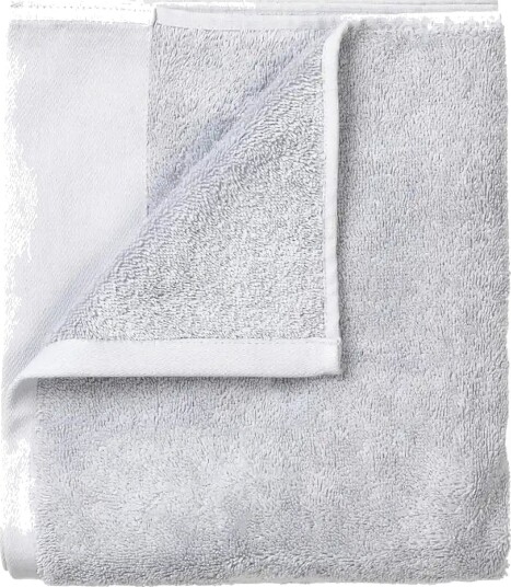 Blomus Set Of 4 Guest Hand Towels 30 X 30 Cm Riva Micro Chip White 30X 30CM