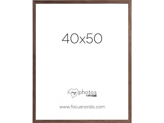 Fotoramme Focus Rock Valnøtt Kryssfiner 40X50