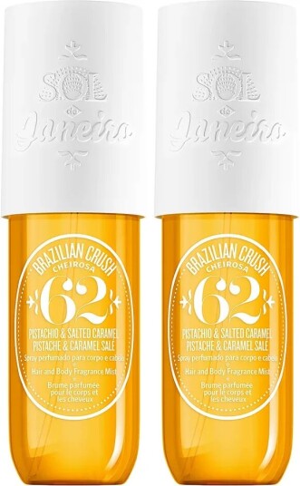 Sol De Janeiro Brazilian Crush Cheirosa 62 Duo 2 x 90 ml Hair & Body Fragrance Mist Sol De Janeiro Brazilian Crush Cheirosa 62 Duo 2 x 90 ml Hair & Body Fragrance Mist