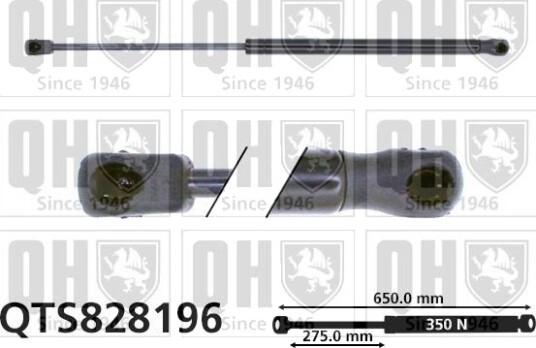 Gassfjær, motorpanser QUINTON HAZELL QTS828196