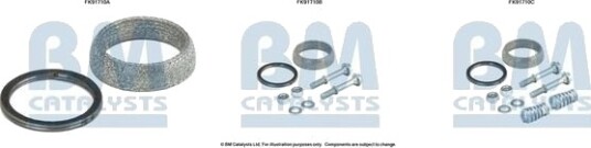 BM CATALYSTS FK91710 Monteringssett, katalysator