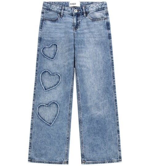 Abercrombie & Fitch jeans med hjerter 158/164 Abercrombie & Fitch jeans med hjerter 158/164