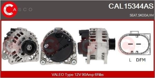 Dynamo CASCO CAL15344AS