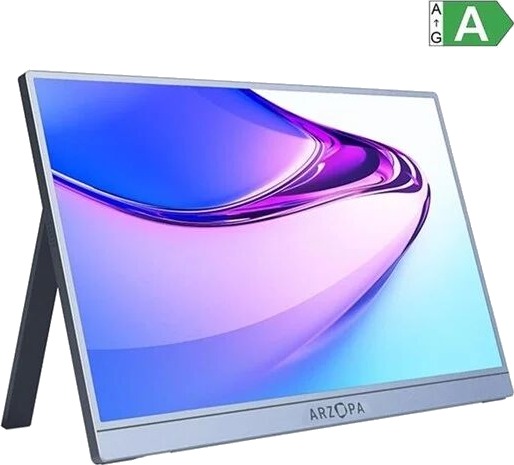 Arzopa A1S 14" Portable Monitor Silver Gray A1S Silver Gray Arzopa A1S 14" Portable Monitor Silver Gray A1S Silver Gray