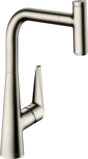 Hansgrohe Talis Select S 300 kjøkkenbat. Med uttrekkbar tut, Steel