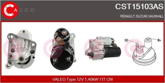 Starter CASCO CST15103AS Starter CASCO CST15103AS