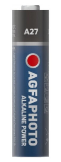 Agfaphoto 110-804705 Engangsbatteri A27 Alkalisk 12 V 1 Styck Svart Bla R�d Vit Agfaphoto 110-804705 Engangsbatteri A27 Alkalisk 12 V 1 Styck Svart Bla R�d Vit