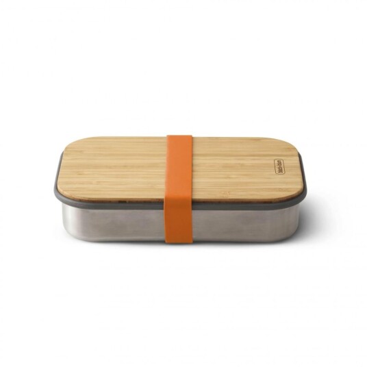 Black+Blum Stainless Steel Sandwich Box, Steel-Orange, S