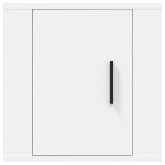 vidaXL Vegghengt TV-benk hvit 40x34,5x40 cm 8720845667498