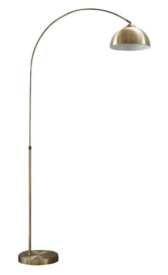 Lindby Lennart gulvlampe, antikk messing Lindby Lennart gulvlampe, antikk messing