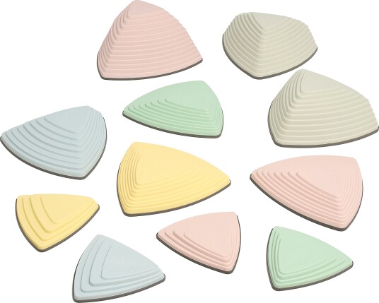 Cloudberry Castle Balansteiner Trekant 11-Pk Pastell