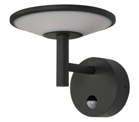 Lucande Utendørs LED-vegglampe Fenia med bevegelsessensor