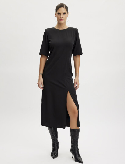 Gestuz Melbagz Long Dress Noos - Black - 36 Gestuz Melbagz Long Dress Noos - Black - 36